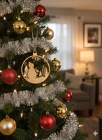 Boule de Noël x3 Bonhomme de neige