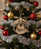 Boule de Noël x3 biche