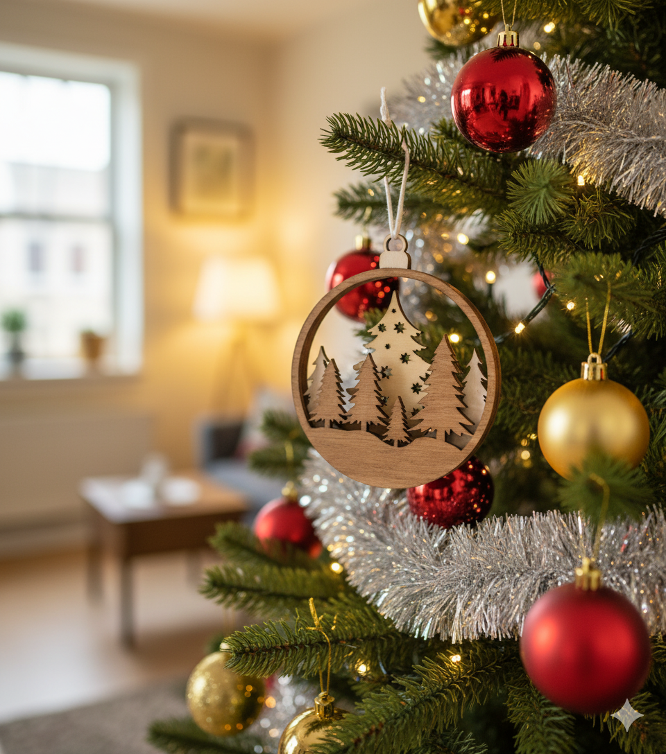 Boule de Noël x3 sapin