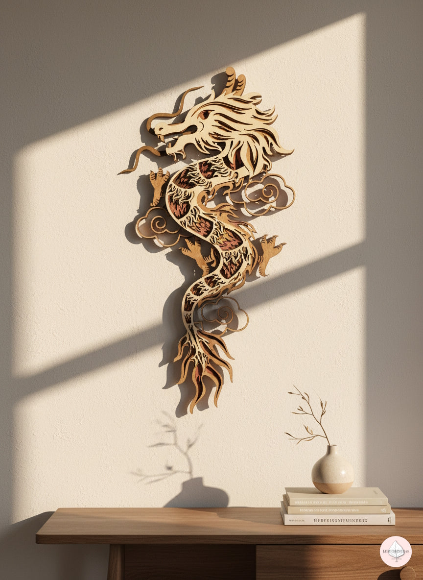 Cadre Dragon mural