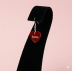 Boucle d'oreille feria transparent (+gravure)