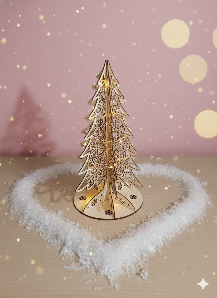 Sapin en bois grand
