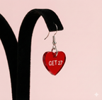 Boucle d'oreille feria transparent (+gravure)