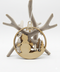 Boule de Noël x3 Bonhomme de neige