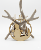 Boule de Noël x3 Bonhomme de neige
