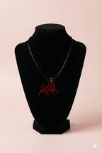 Collier taureau transparent
