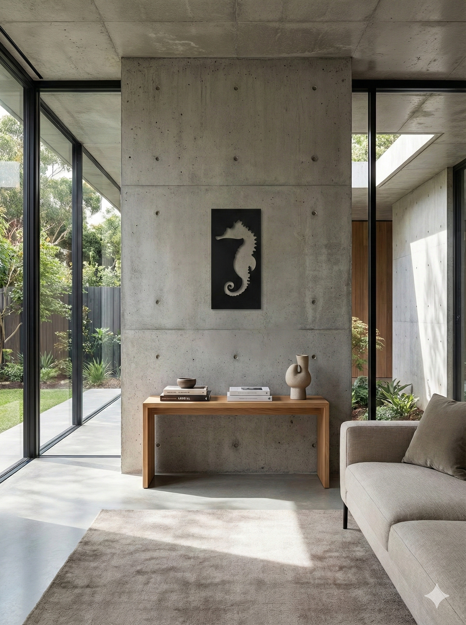 décoration mural Hippocampe