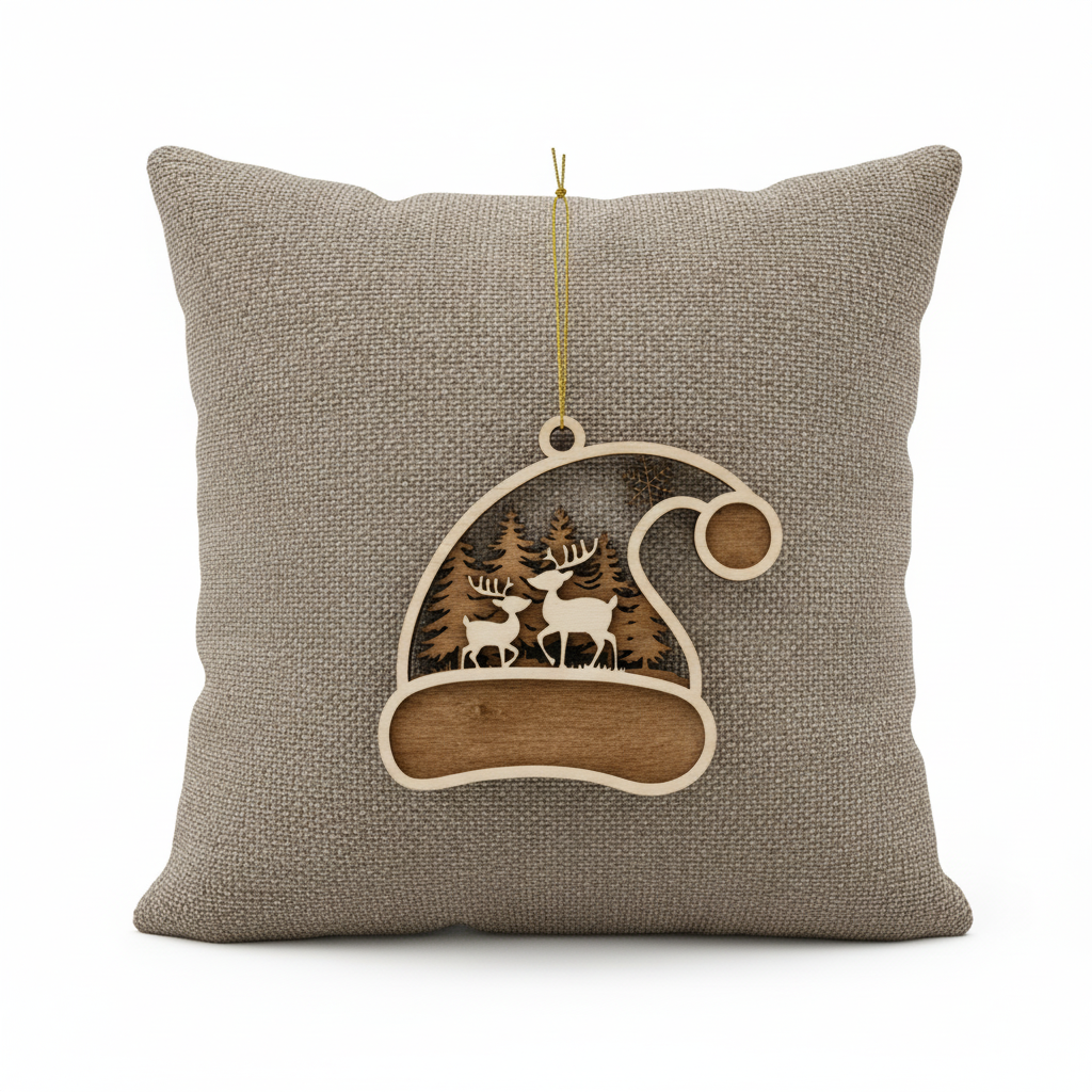 Boule de Noël Bonnet Cerfs