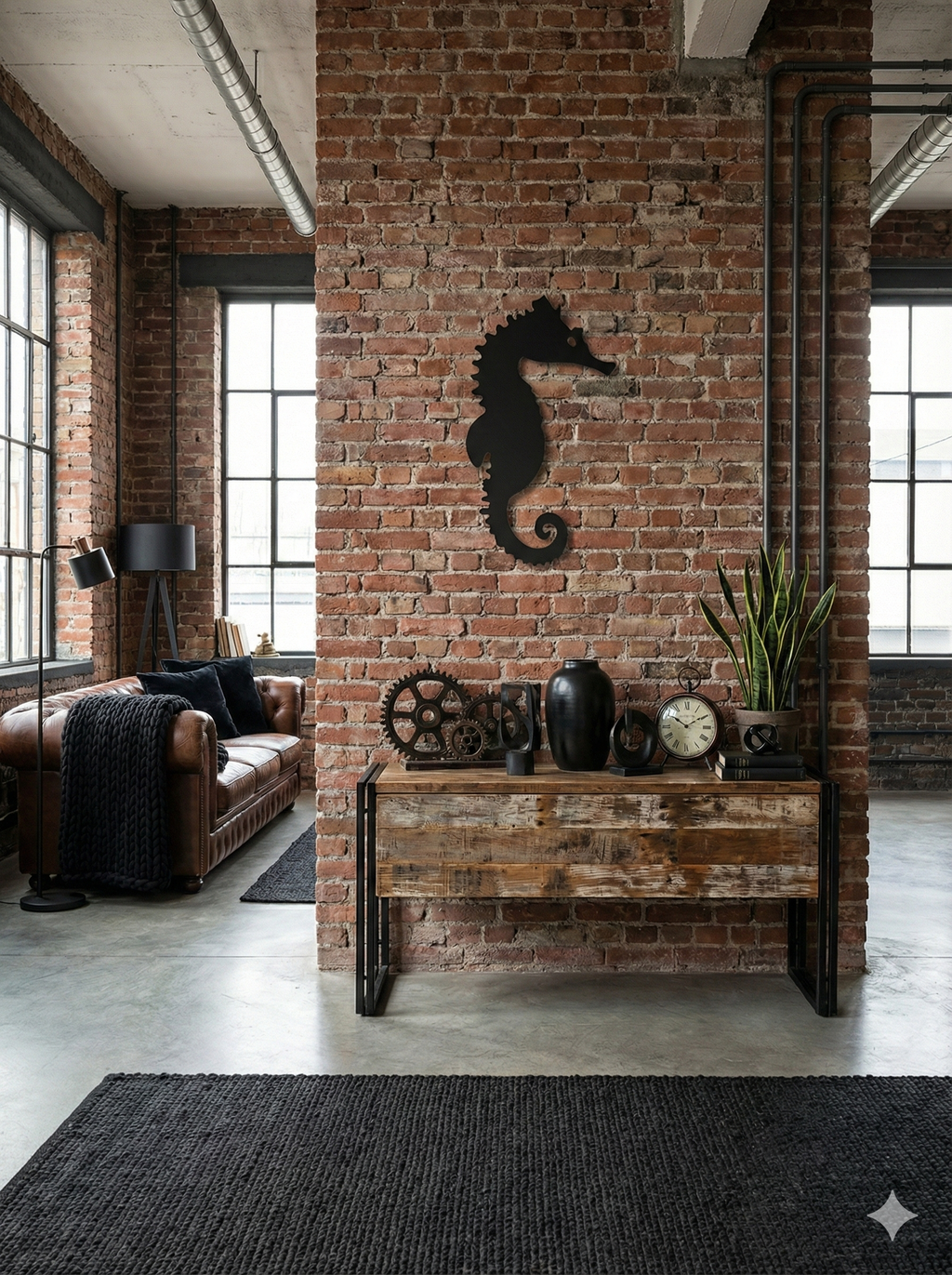 décoration mural Hippocampe