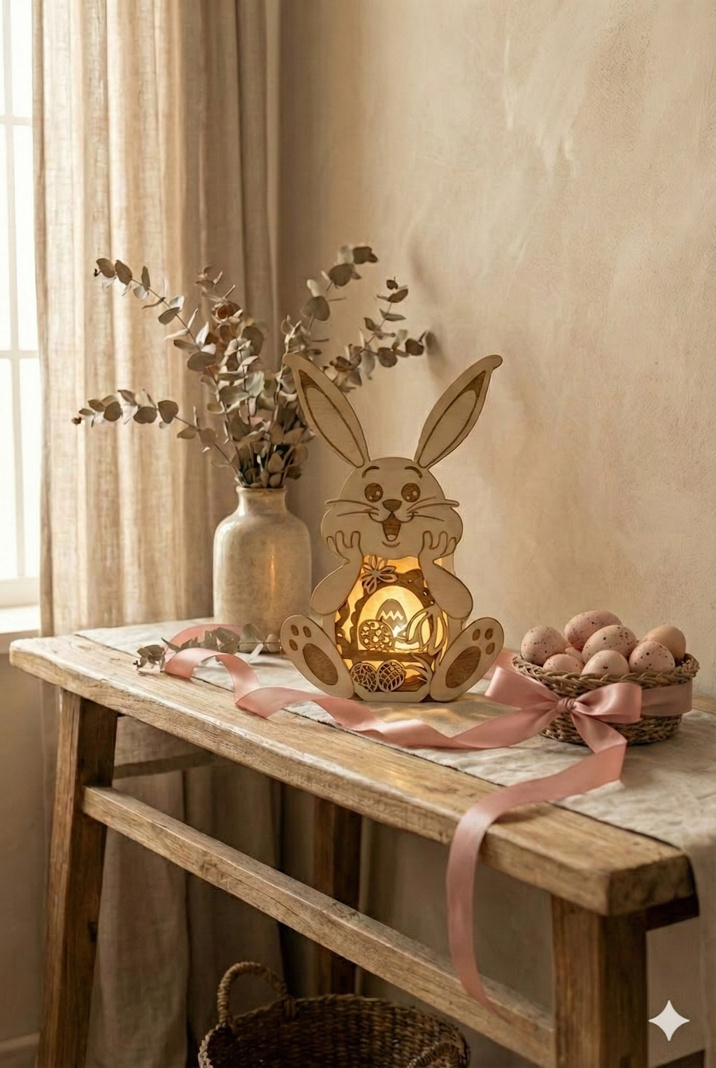 Lapin lumineux de Pâques