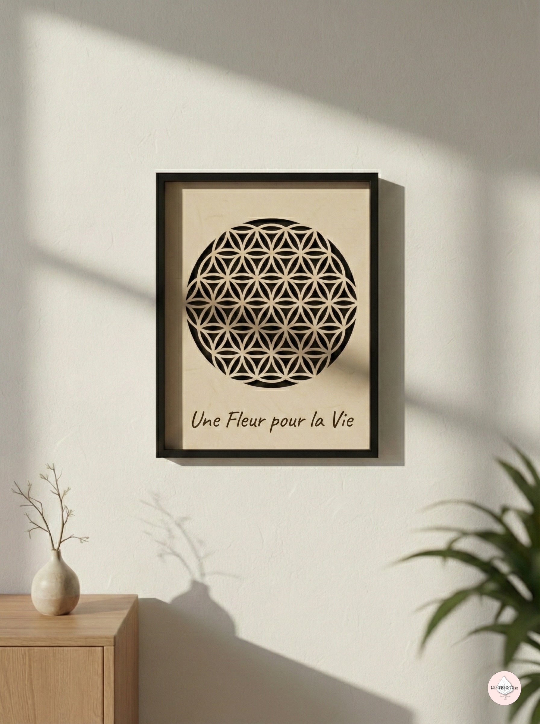 Cadre Fleur de vie simple