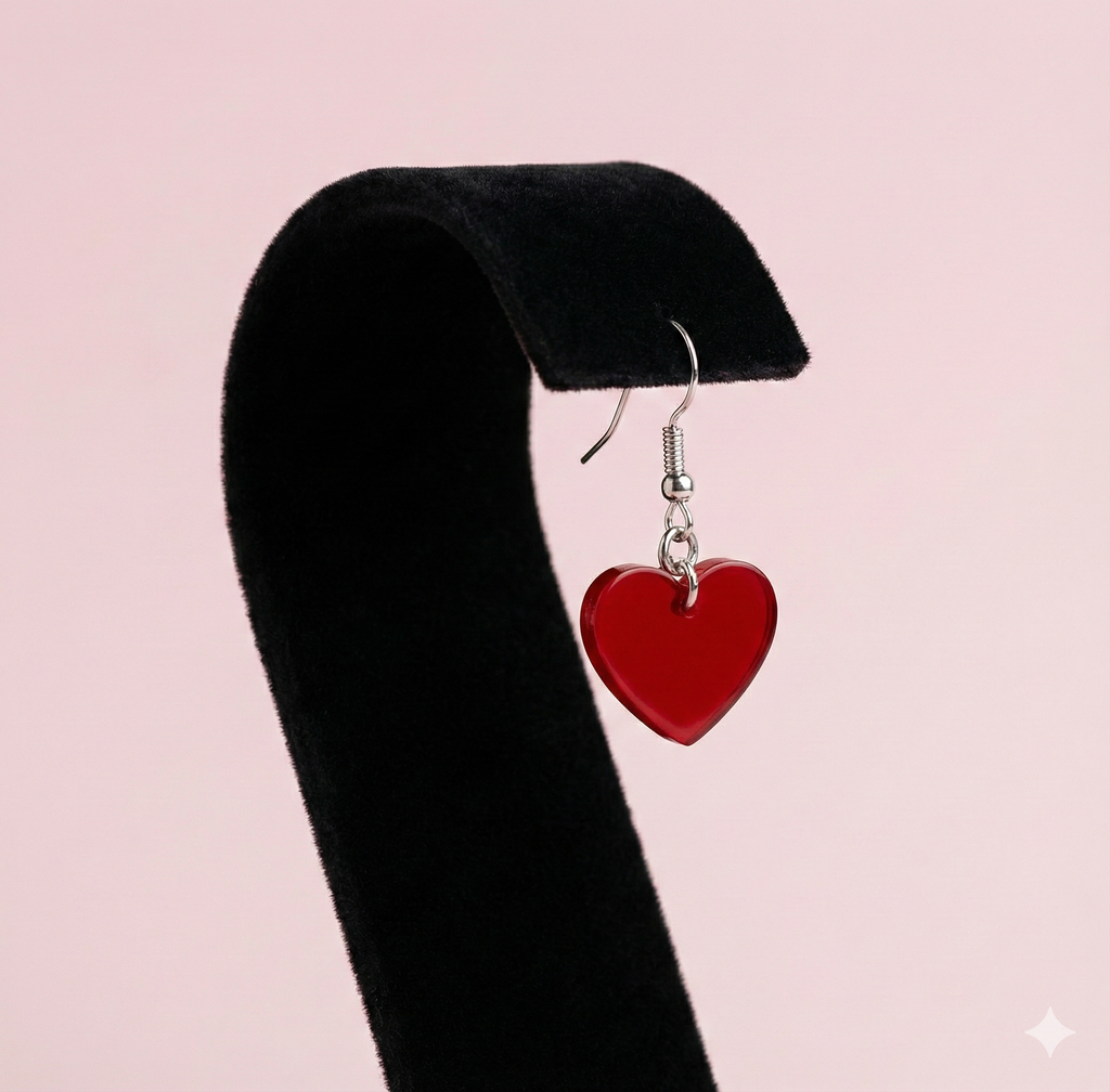 Boucle d'oreille feria transparent (+gravure)