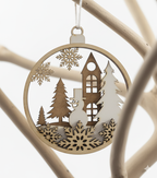 Boule de Noël x3 Clocher