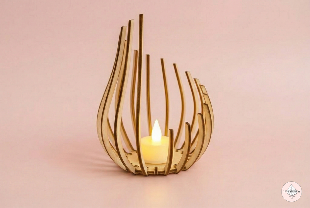 Bougeoir lotus