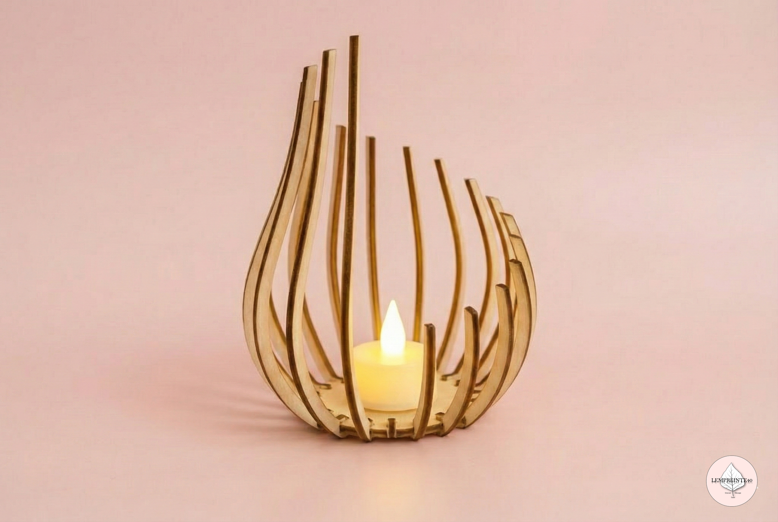 Bougeoir lotus