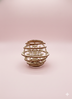 Boule de Noël torsadée