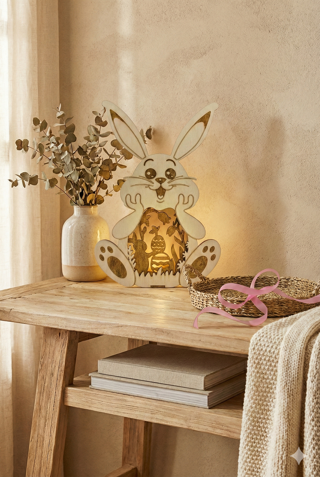 Lapin lumineux de Pâques