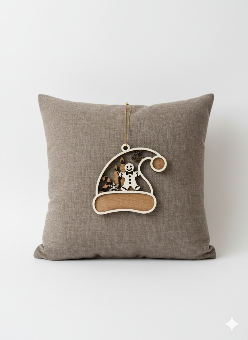 Boule de Noël Bonnet Pain d'Épice