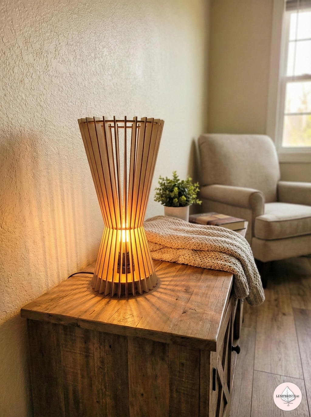 Luminaire Sablier
