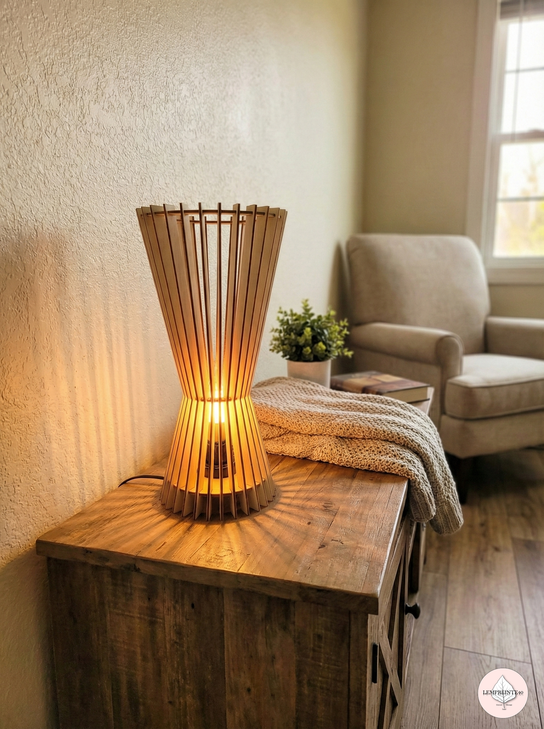 Luminaire Sablier