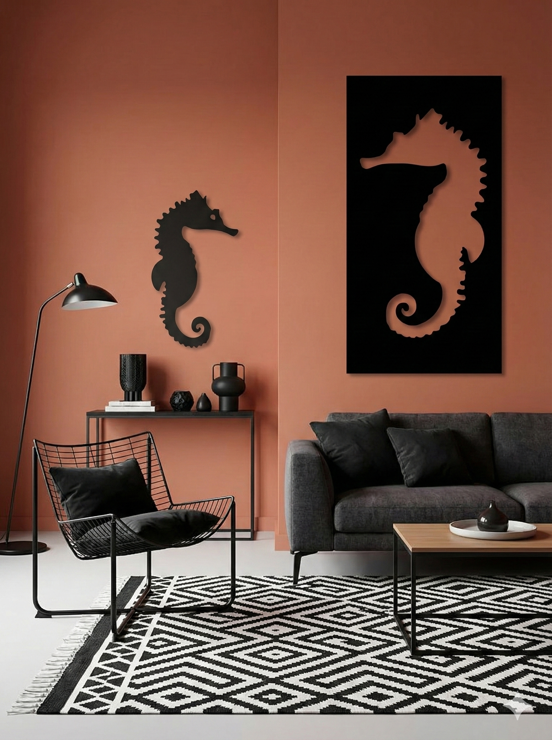 décoration mural Hippocampe