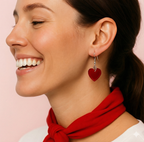 Boucle d'oreille feria transparent (+gravure)