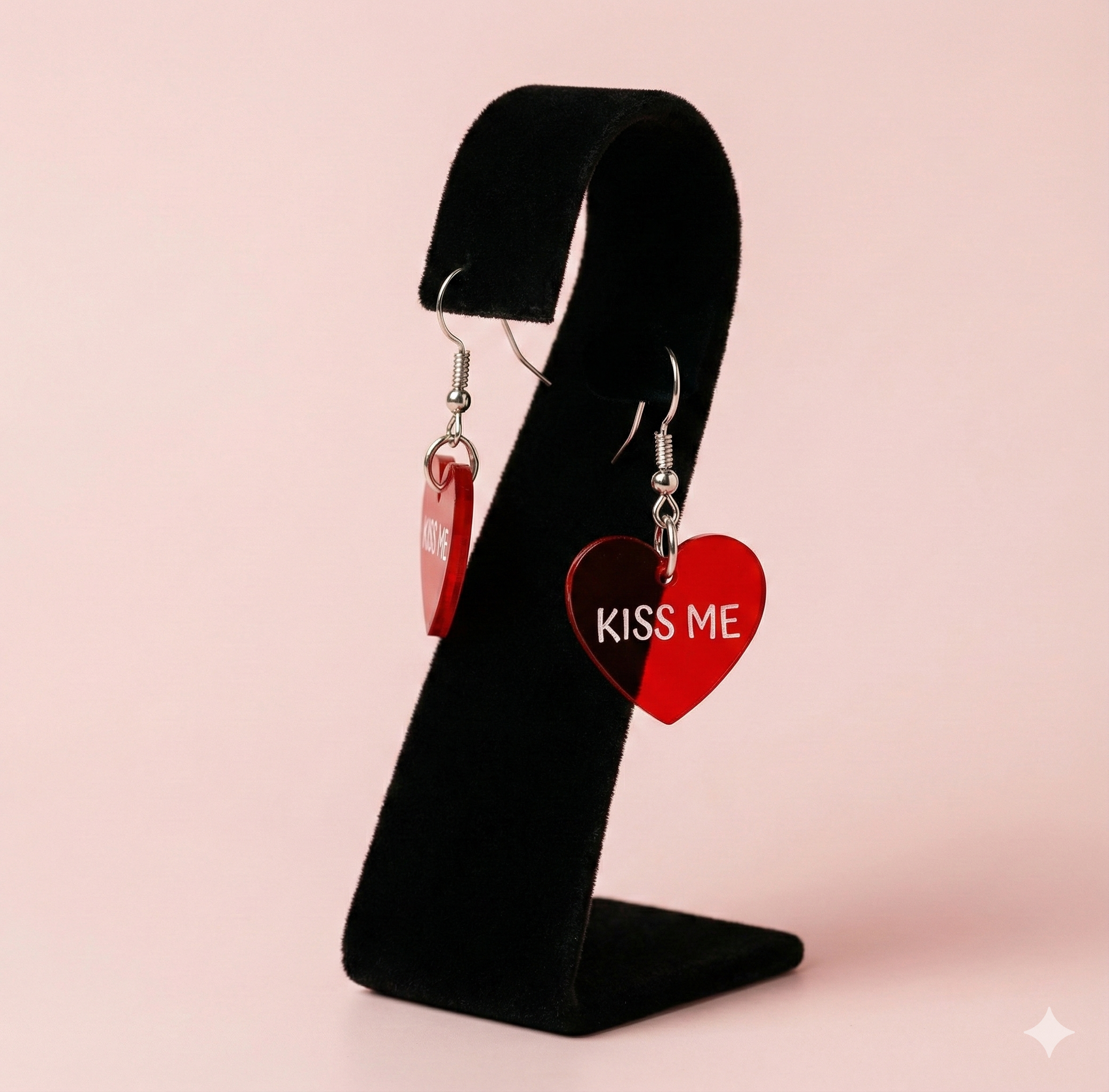 Boucle d'oreille feria transparent (+gravure)